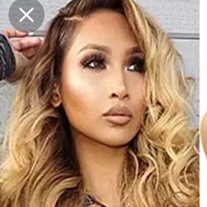 Curly lace front wig